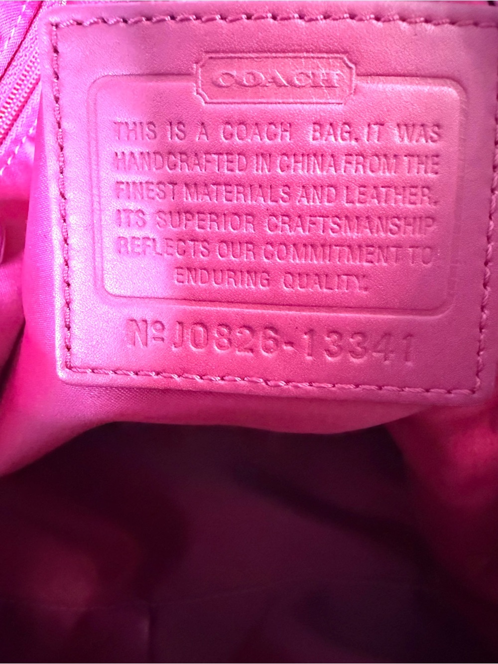 COACH Pink Op Art Signature Coated Canvas Set - Picture 10 of 15